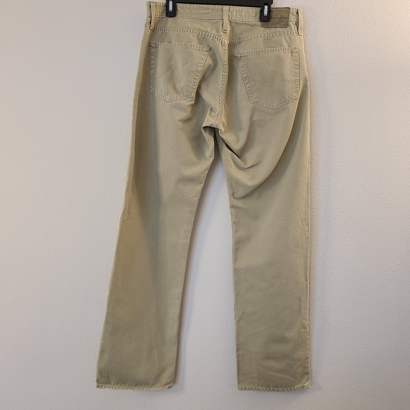 AG Adriano Goldschmied The Protégé Straight-Leg Pants in Cornsilk - Picture 5 of 12